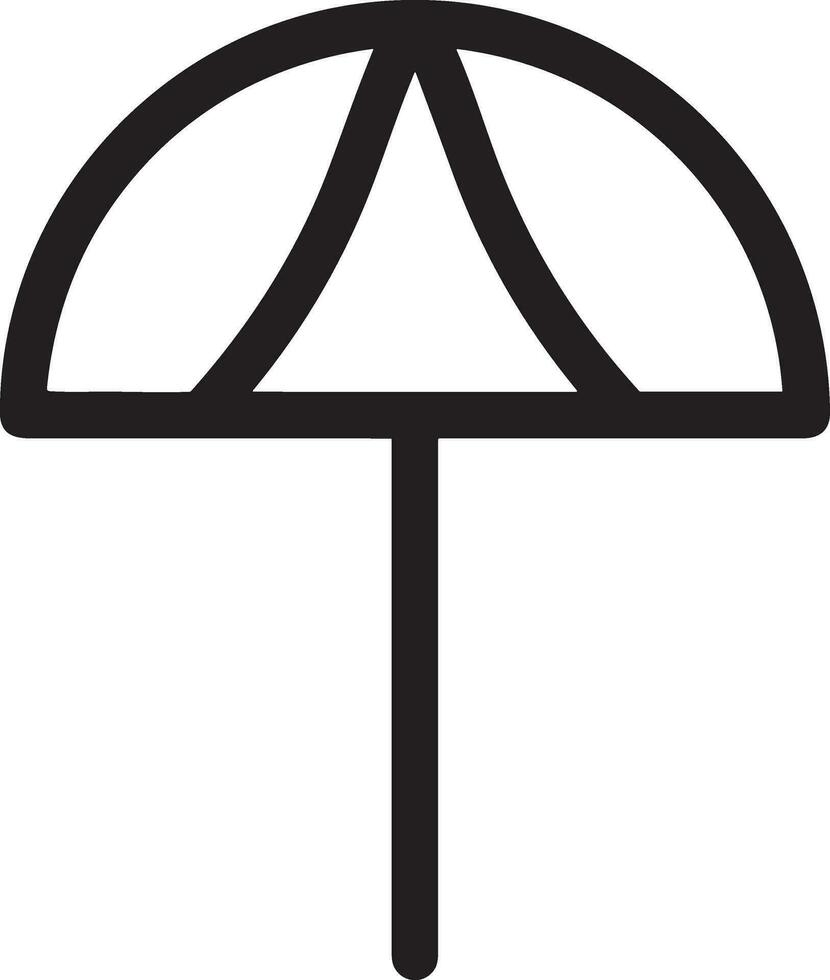 Umbrella protection icon symbol vector image. Illustration of the safety protect umbrella security design image