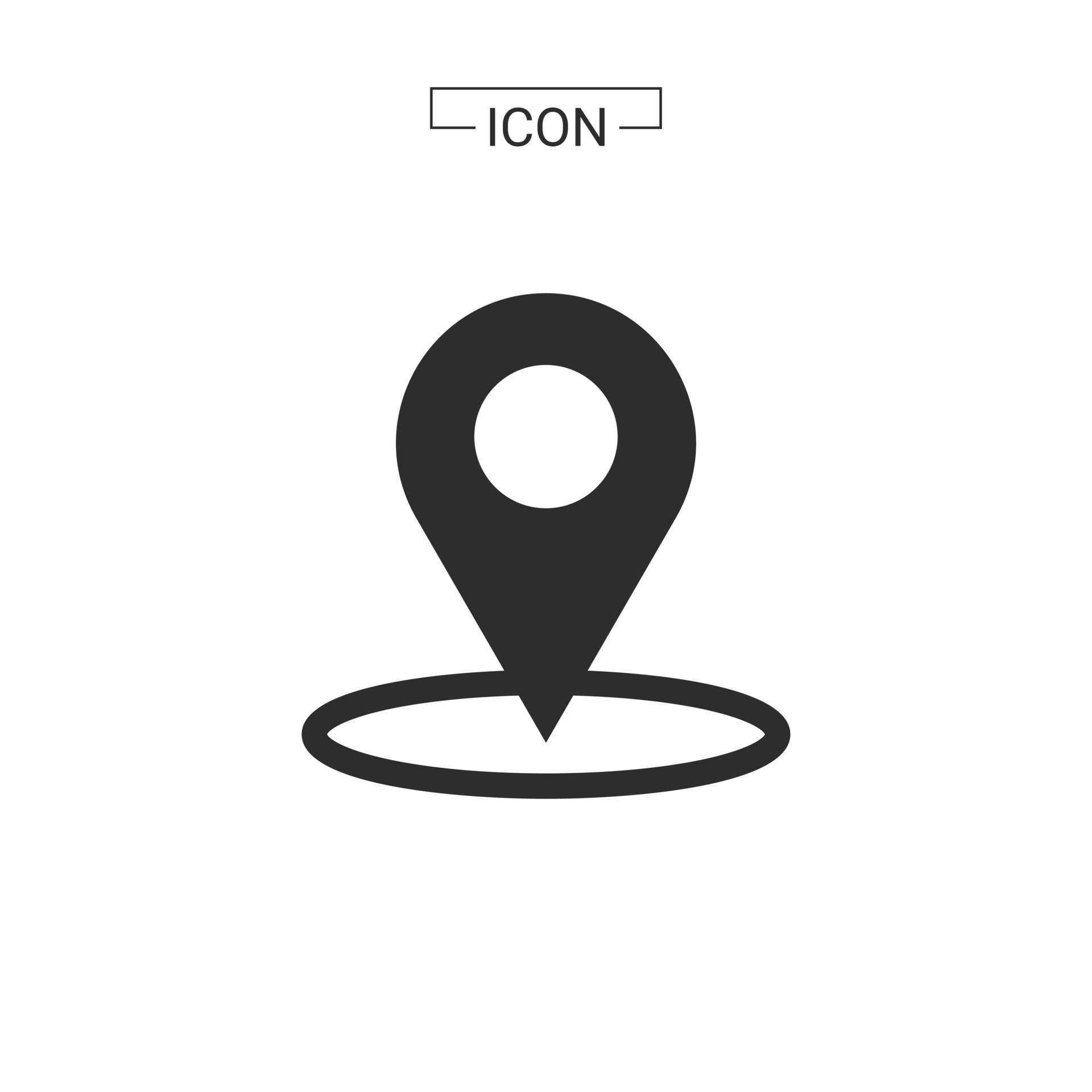 vector map pin location Basic Rounded - Map Pin Location Basic Rounded Lineal Free Vector 