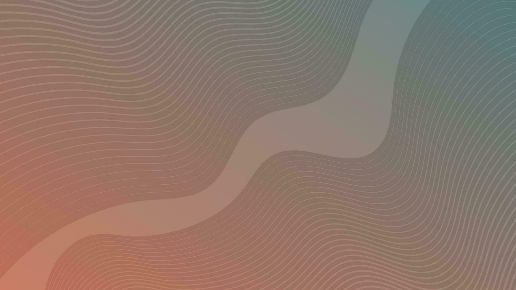 Modern colorful wave curve gradient background vector