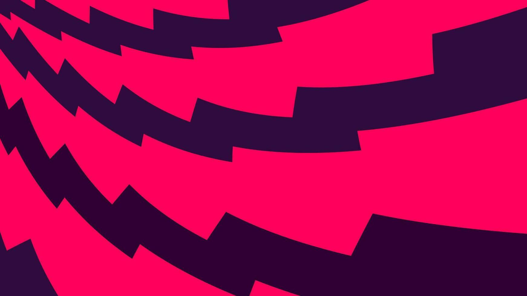 Abstract background with curved lines in pink and purple colors. Vector illustration