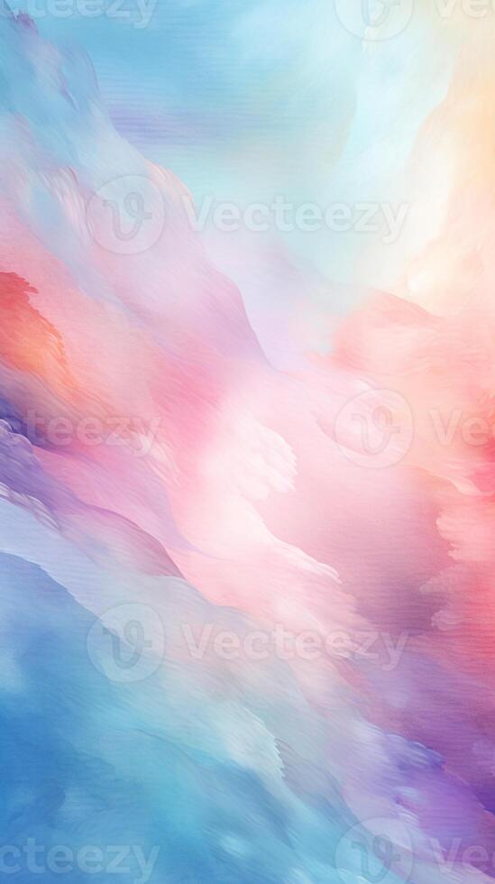 Artistic Watercolor Texture with Soft Blended Colors, Creating a Visually Calming Background for Marketing Content photo