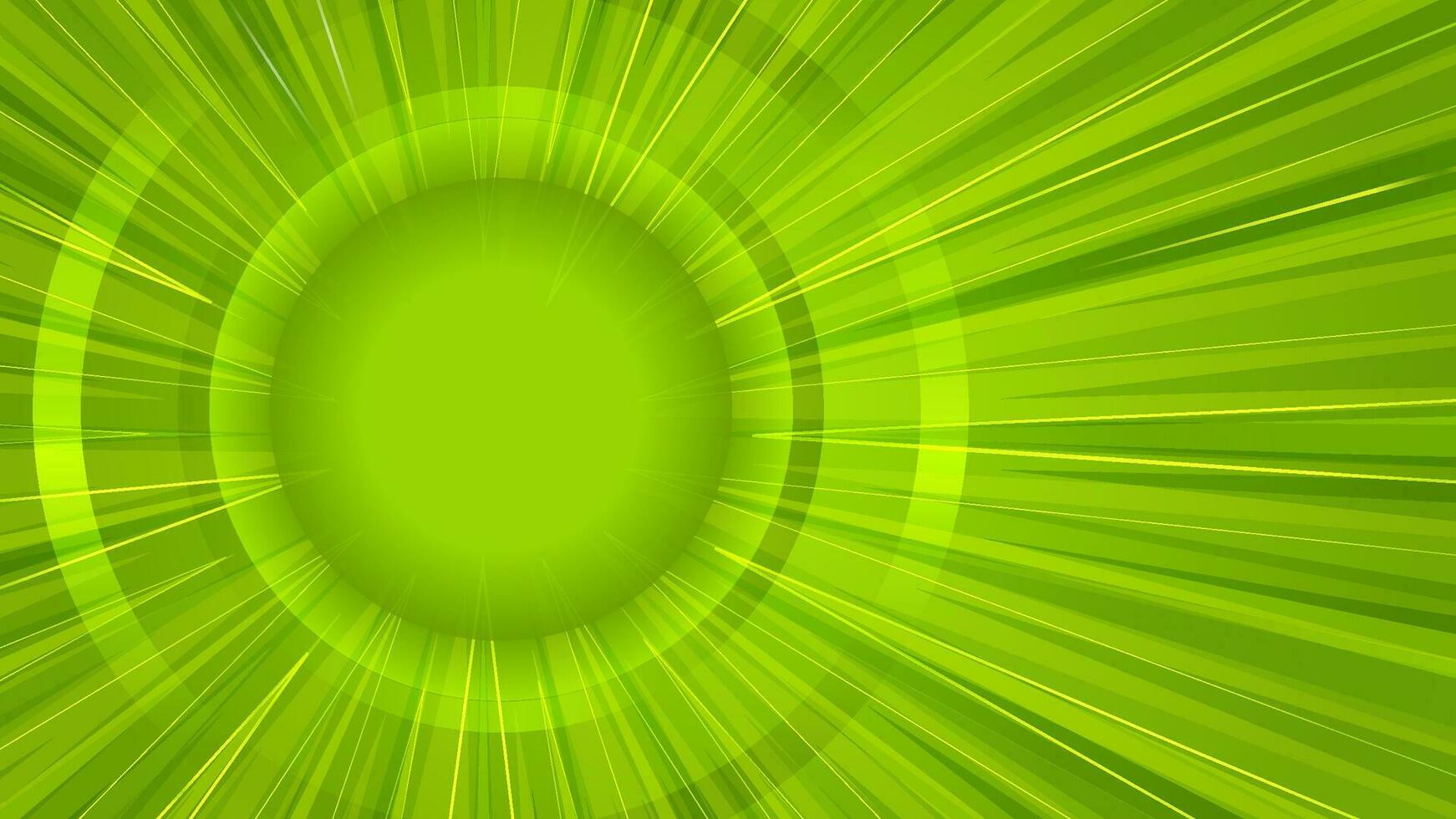 verde resumen antecedentes con rayos rayos de sol ilustración para tu gráfico diseño. vector