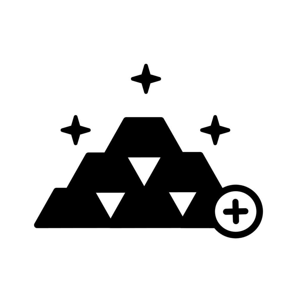 gold icon on a white background vector