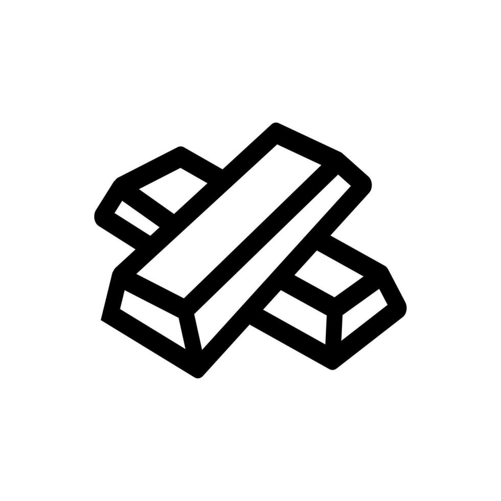 gold icon on a white background vector