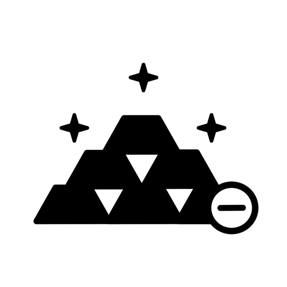 gold icon on a white background vector