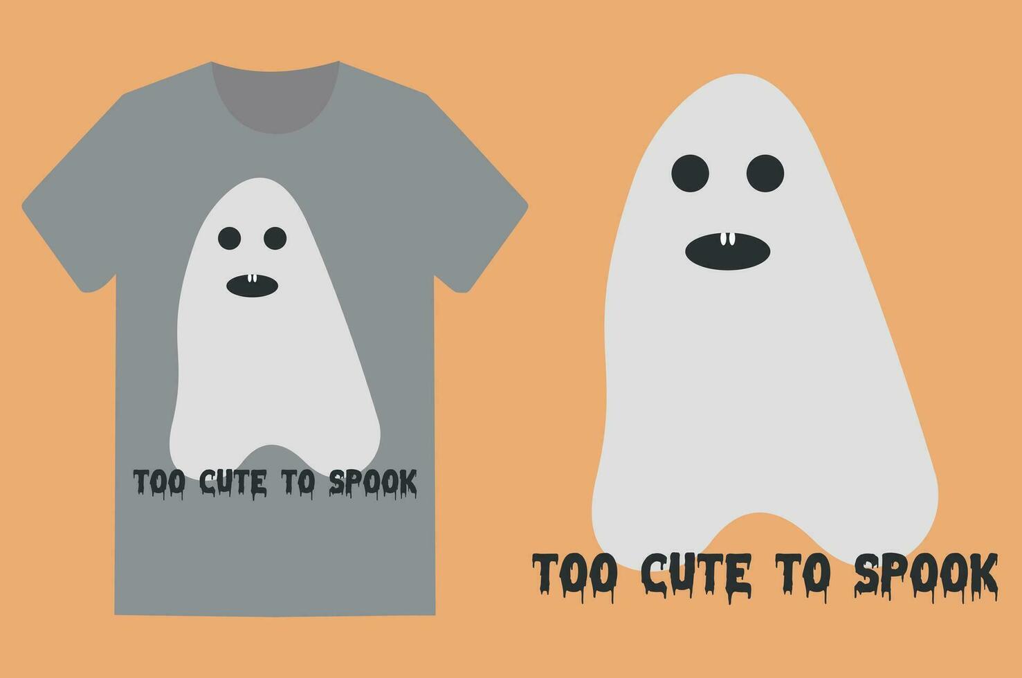 Halloween t-shirt design vector template.