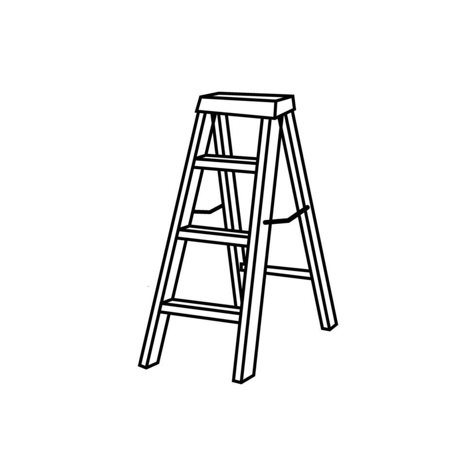 Ladder icon vector. Steps illustration sign. stairs symbol or logo. vector