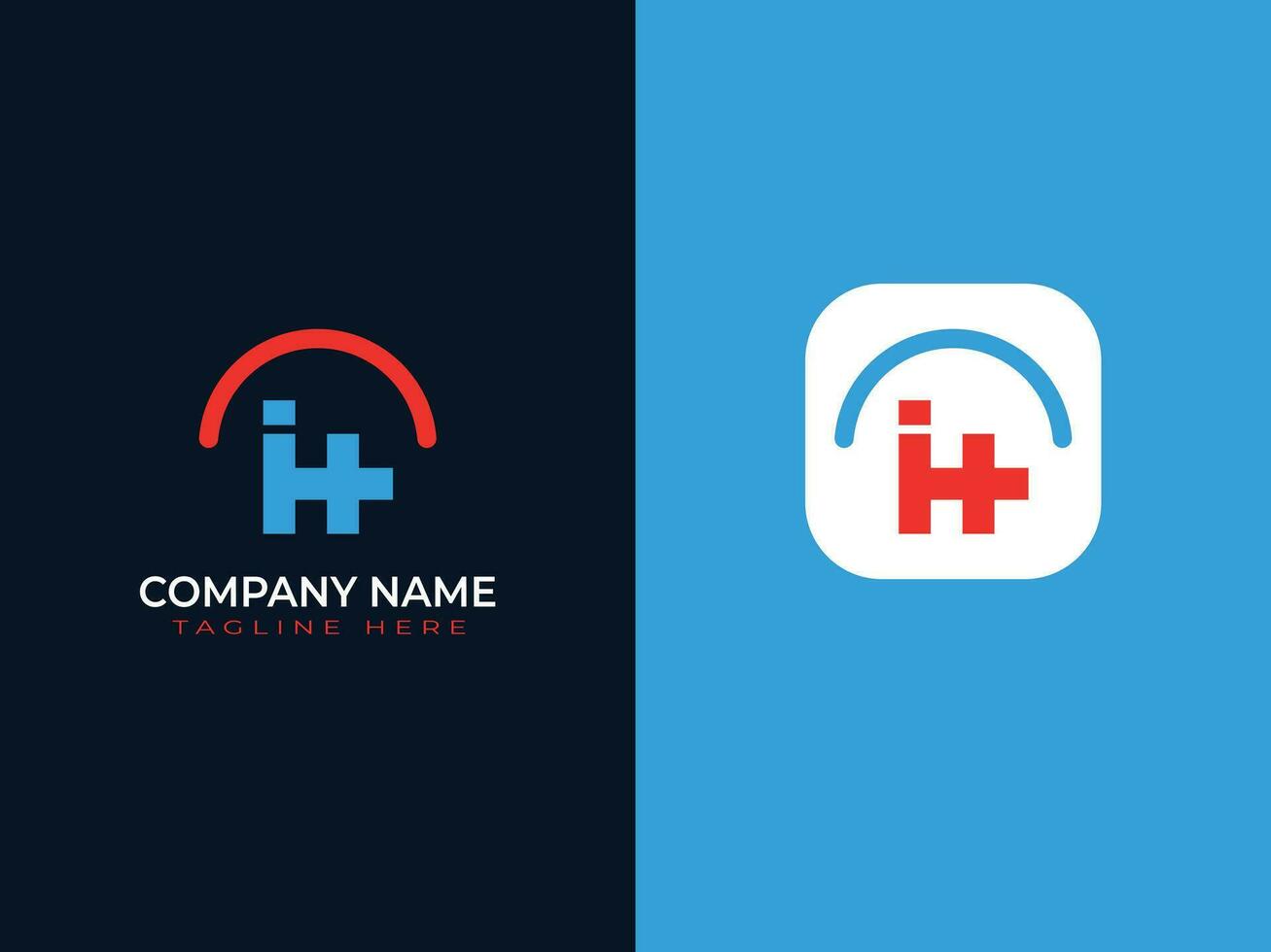 branding letter logo design vector