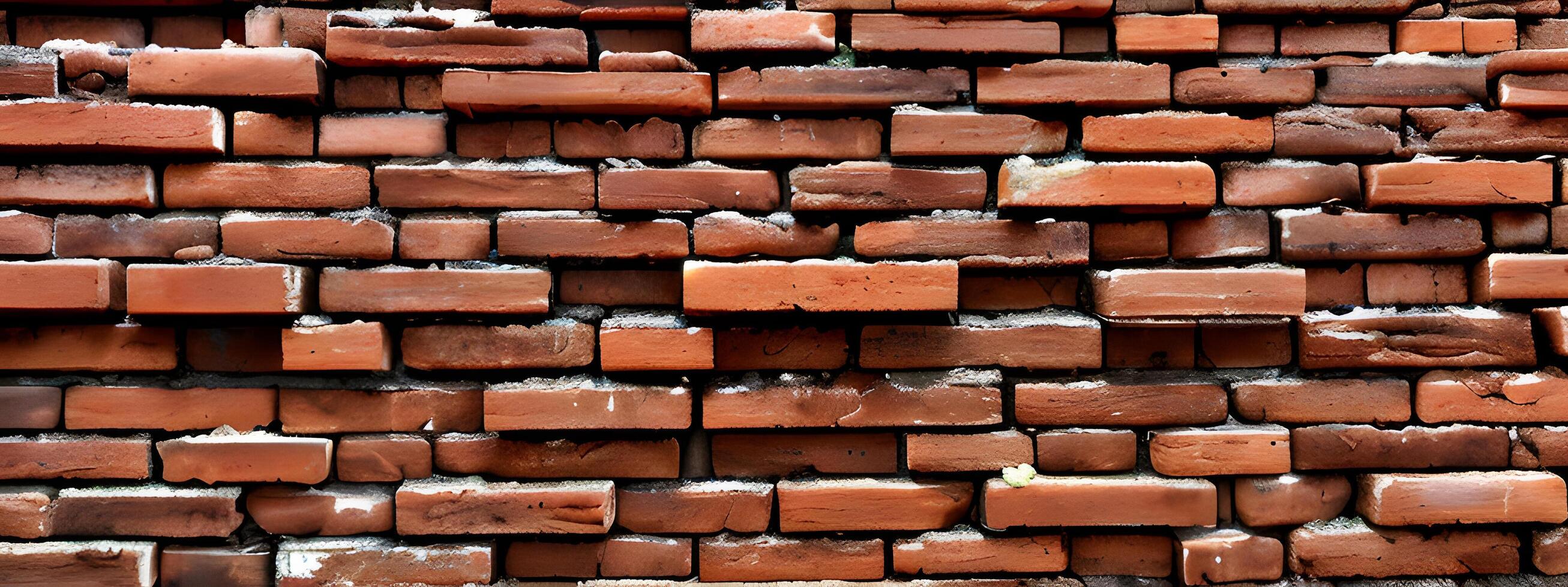 Brick wall background display high quality texture details. photo