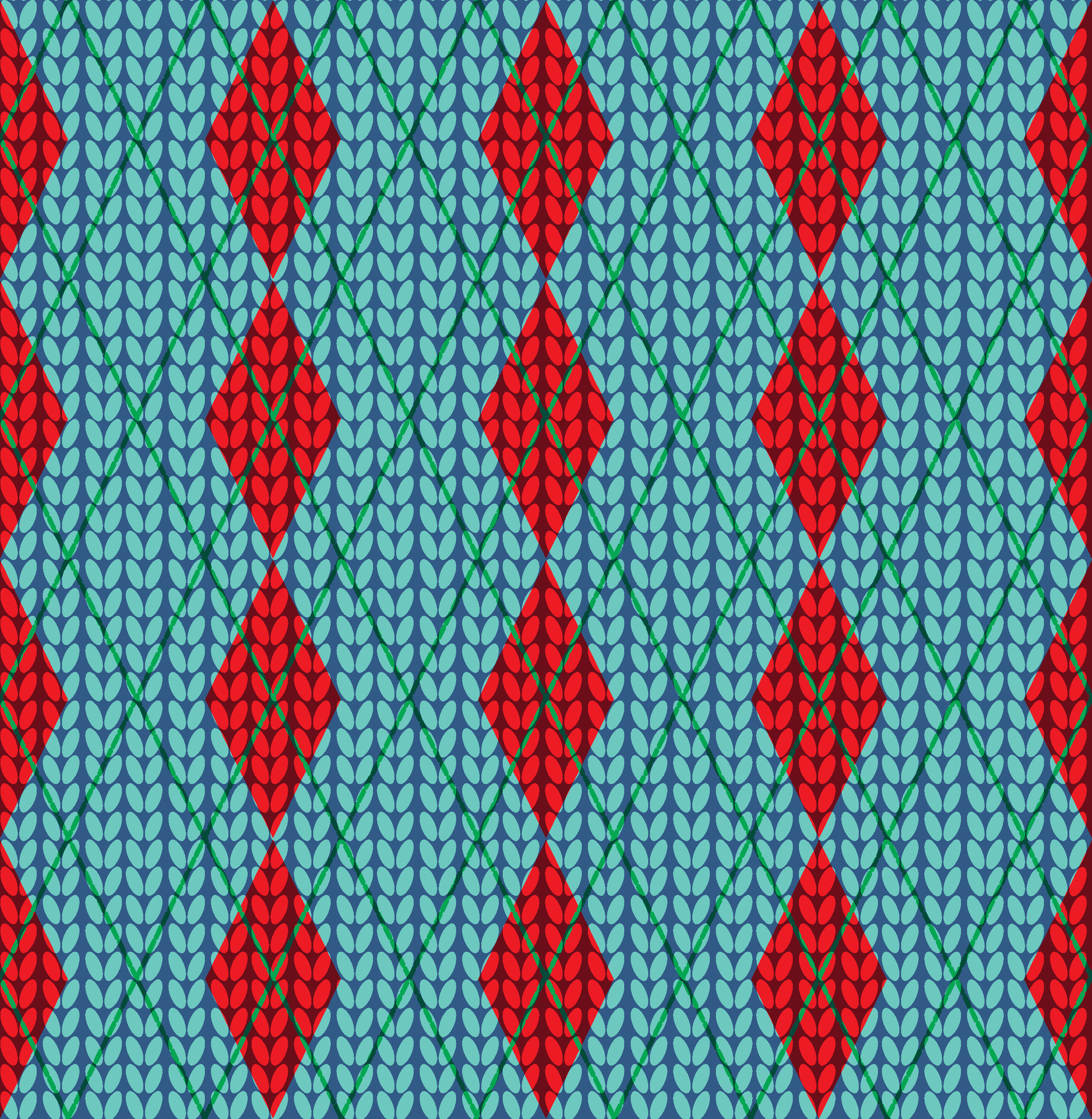 argyle-style-red-blue-knitted-sweater-pattern-28627838-vector-art-at