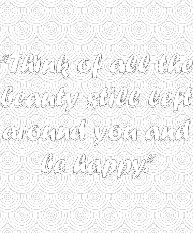 The anti stress coloring pages vector