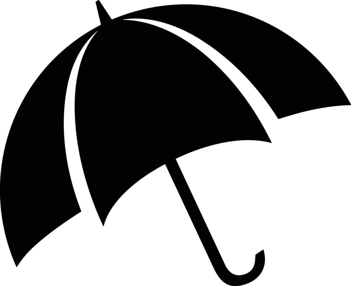 Umbrella protection icon symbol vector image. Illustration of the safety protect umbrella security design image