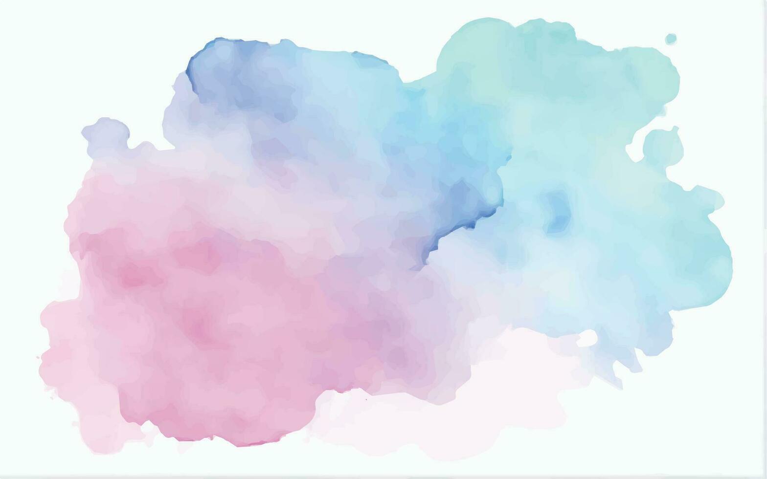 Detailed hand painted pink watercolour background vector