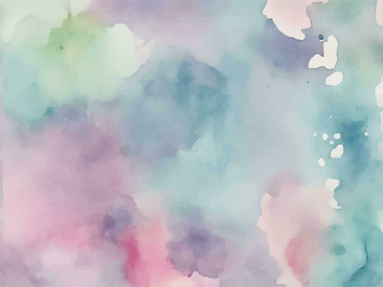 Detailed hand painted pink watercolour background vector