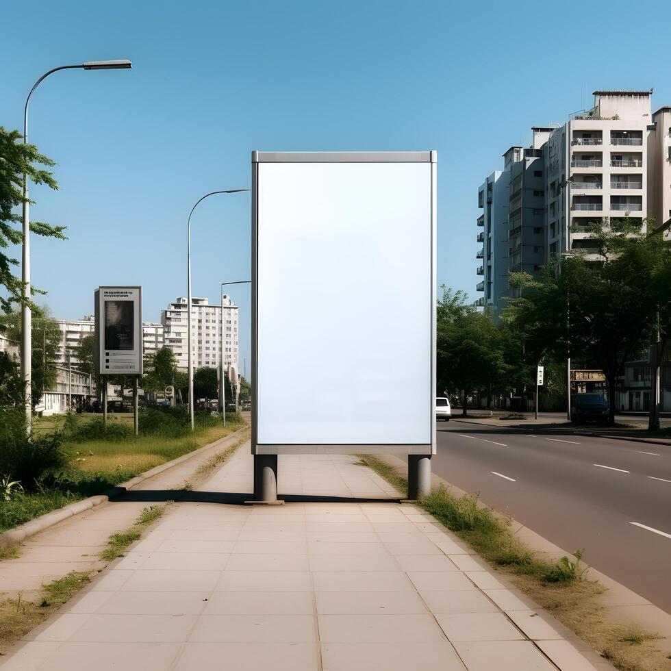 Sign Board Mockup photo