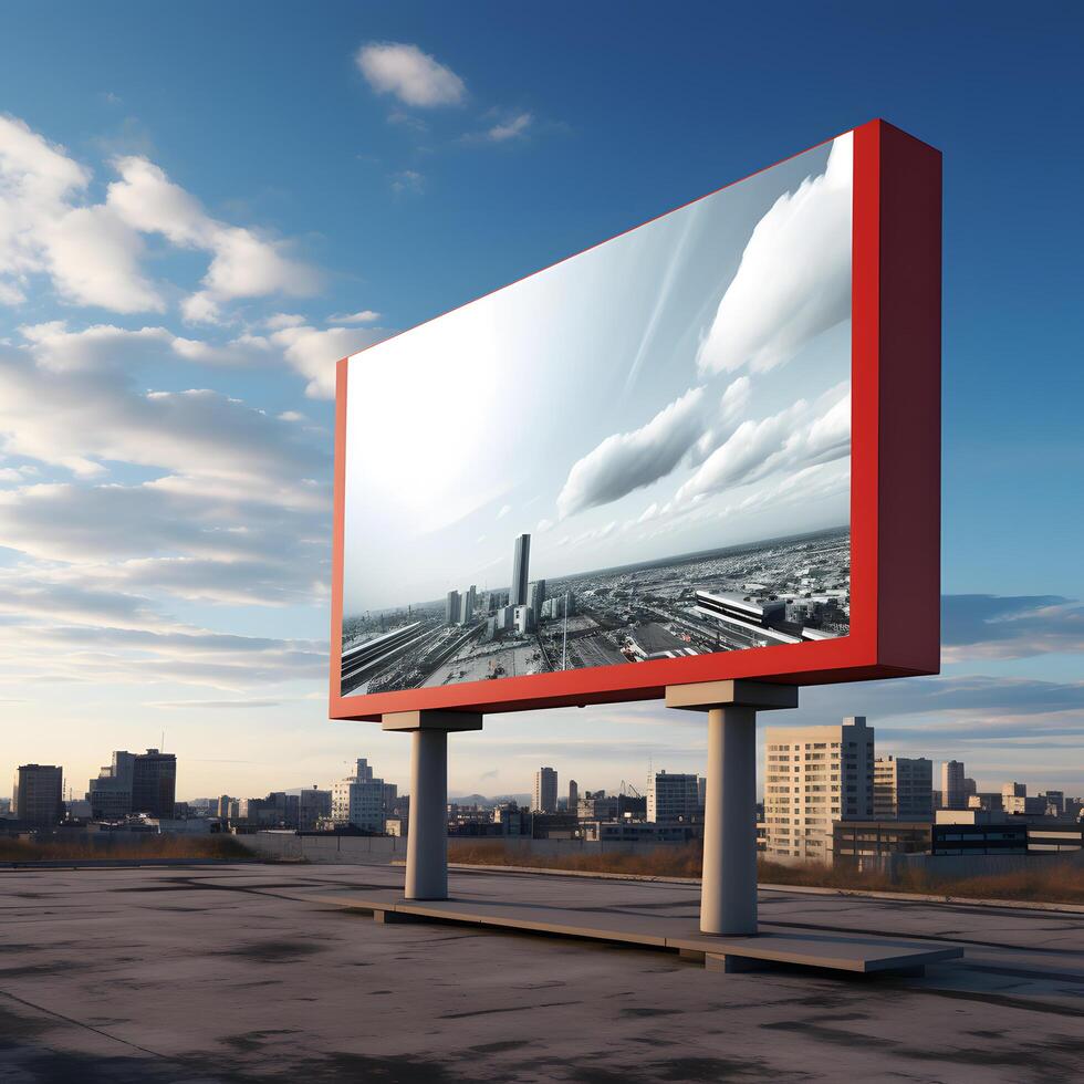 Sign Board Mockup photo