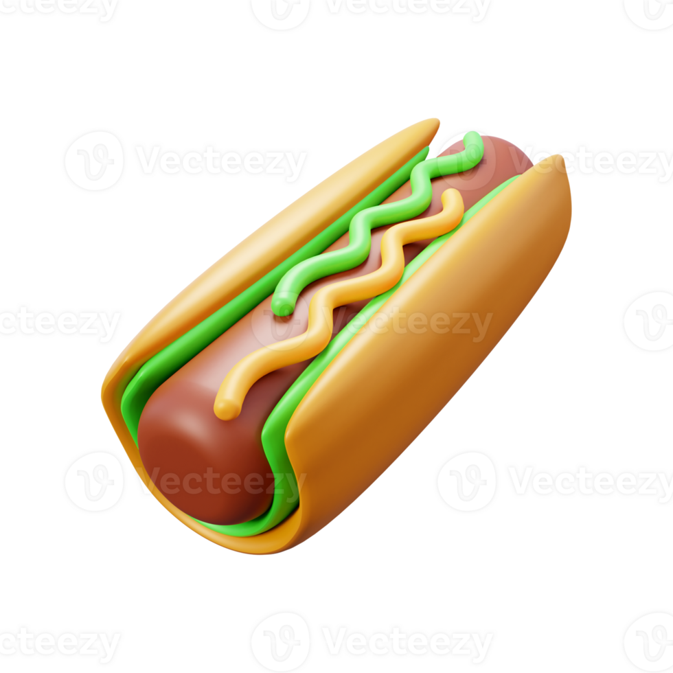 3d hacer de maíz perro comida icono o 3d maíz perro comida icono ilustración png