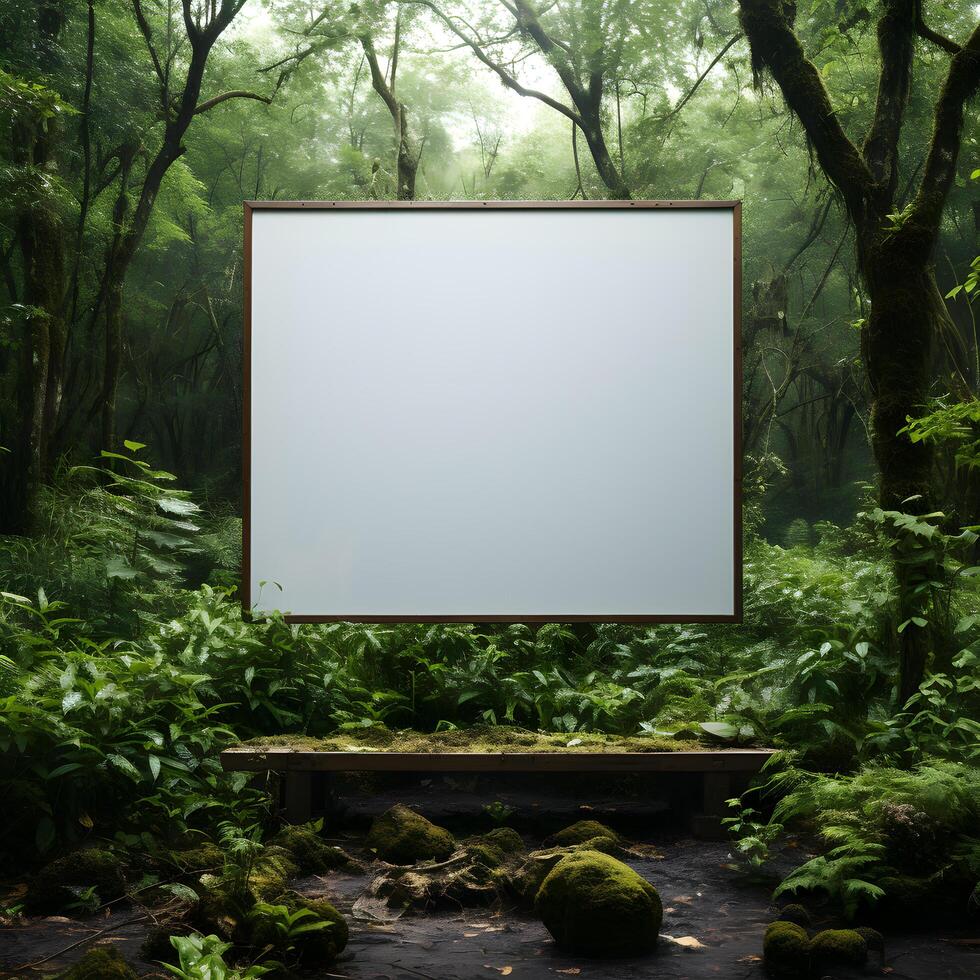 Sign Board Mockup photo