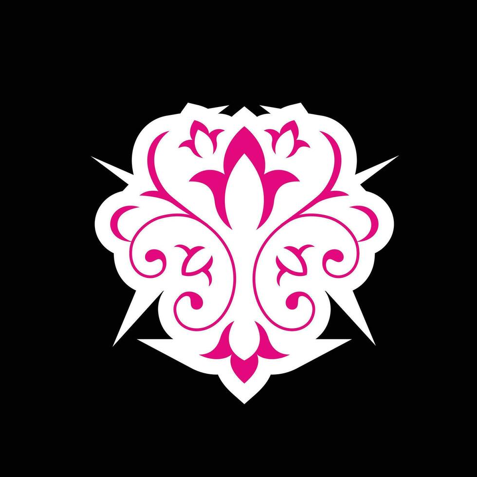 modern texture floral vector