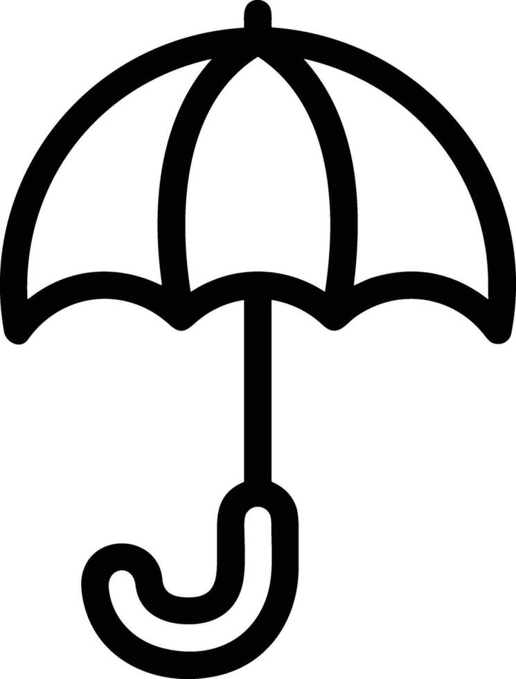 Umbrella protection icon symbol vector image. Illustration of the safety protect umbrella security design image