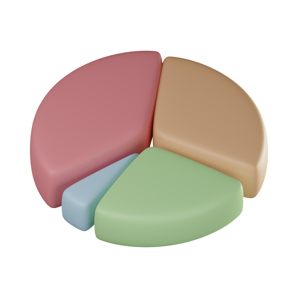 Info Graphics Element, Pie Chart , AI Generative png