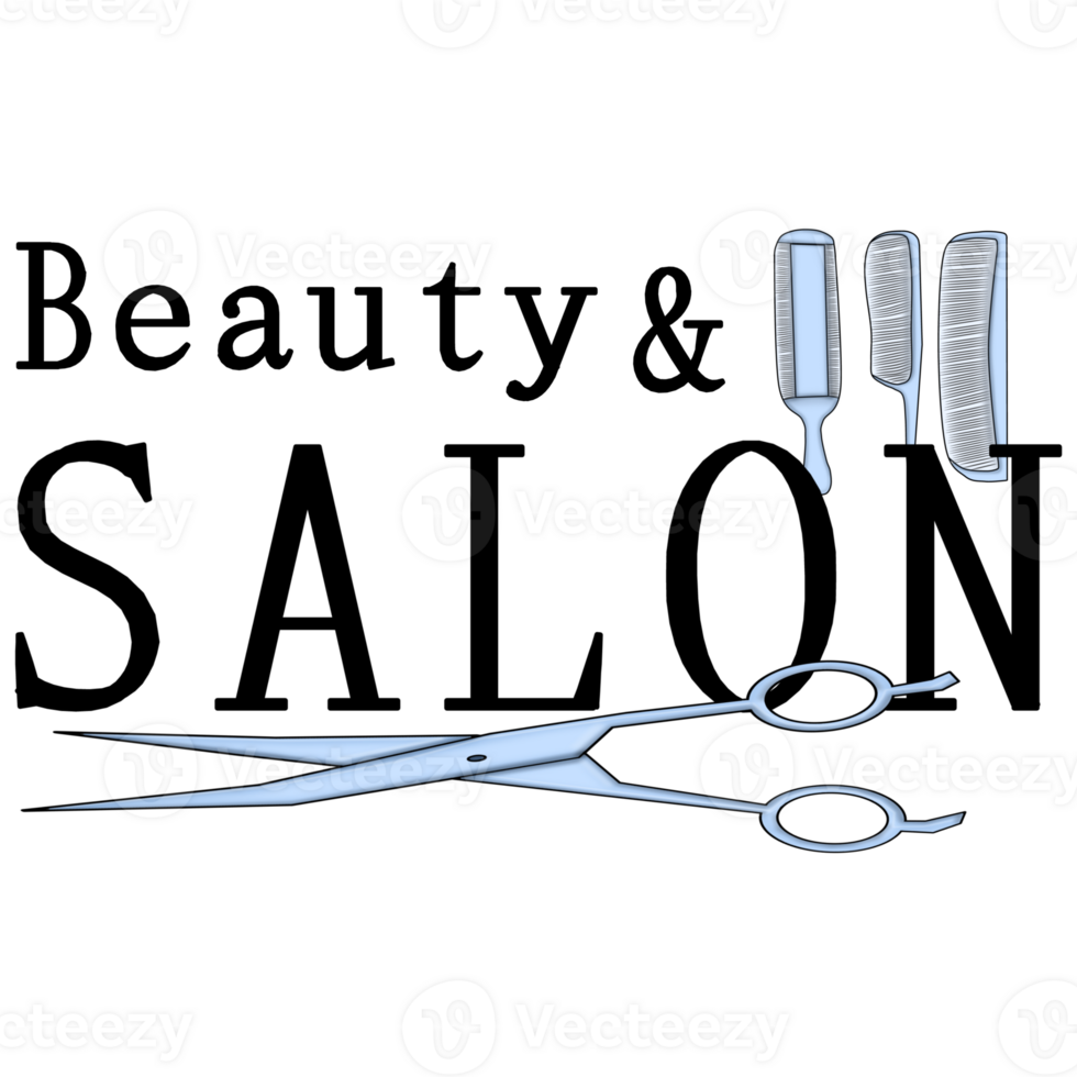 beleza e salão logotipo png