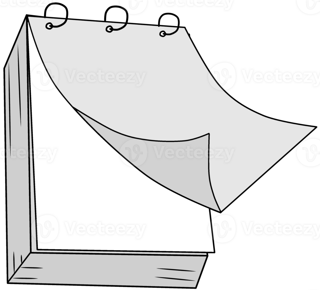 illustration of a blank calendar png