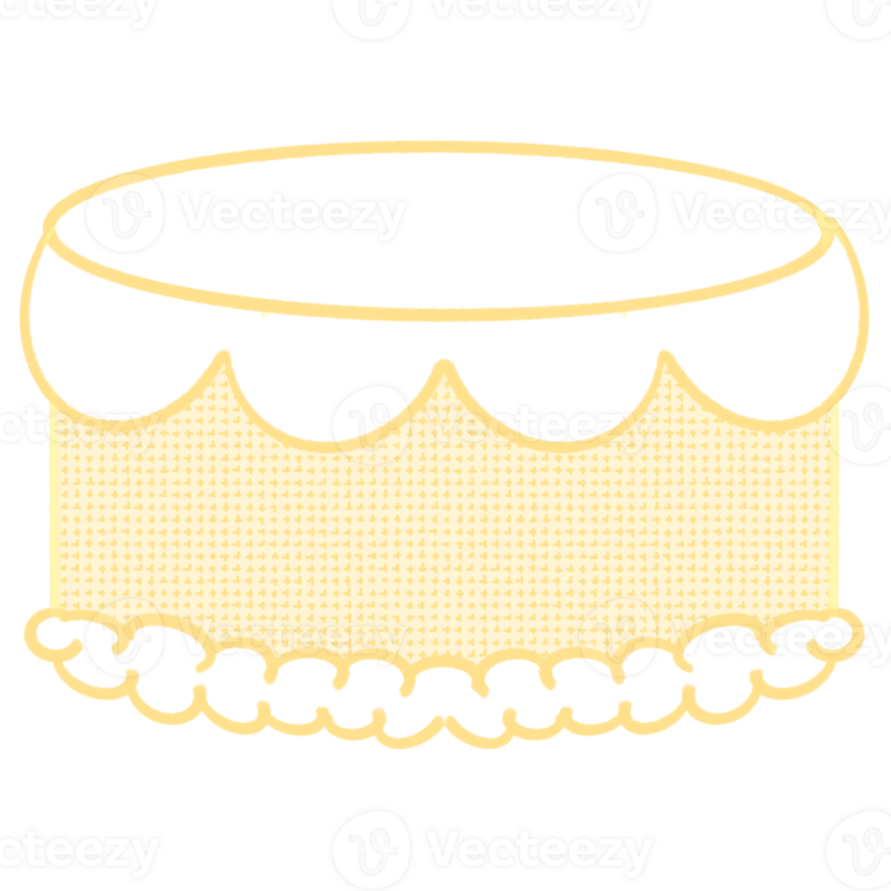 Yellow Dessert Cake png