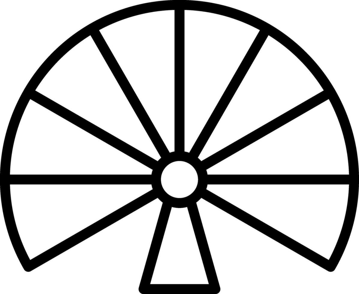 Hand fan Vector Icon Design