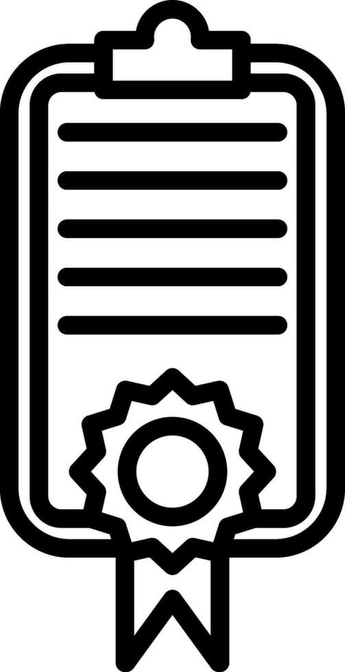 diseño de icono de vector de certificado