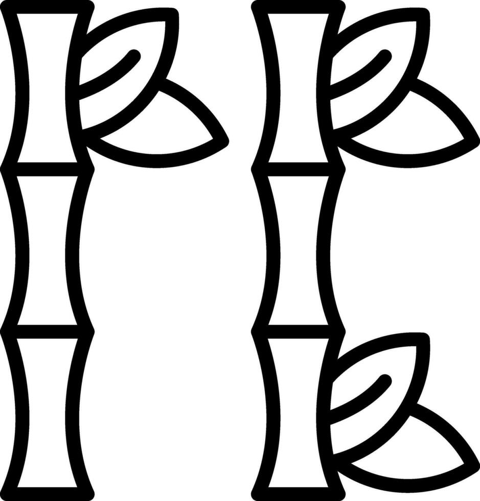 Bamboo Vector Icon Design