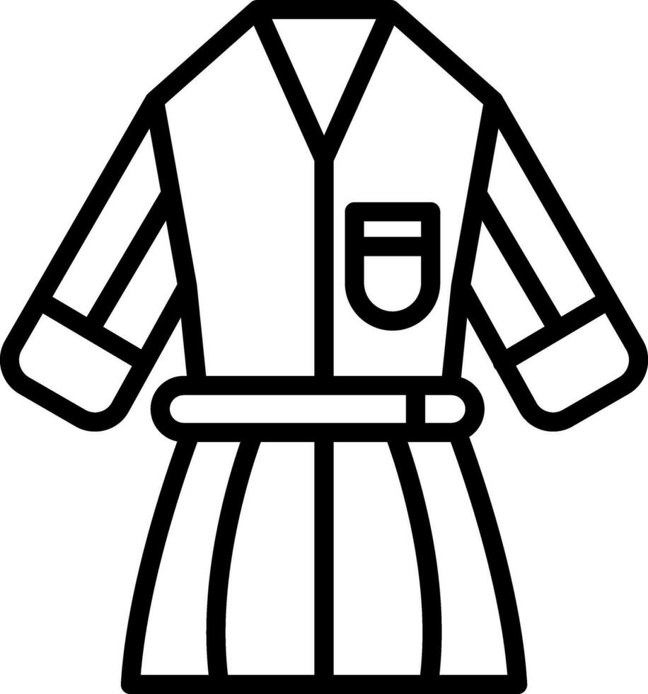 Kimono Vector Icon Design