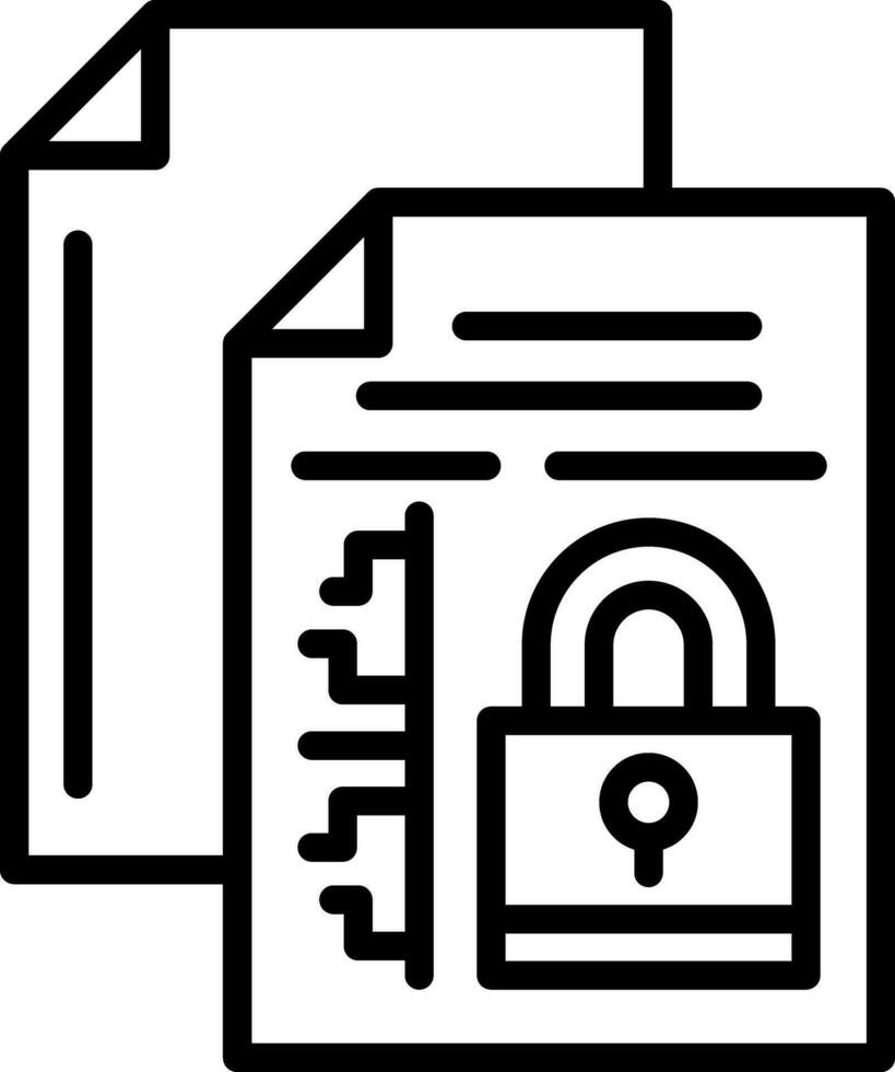 Encrypted Vector Icon Design