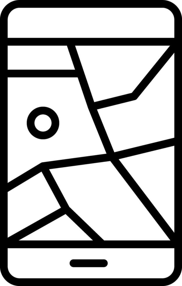 Gps phone Vector Icon Design