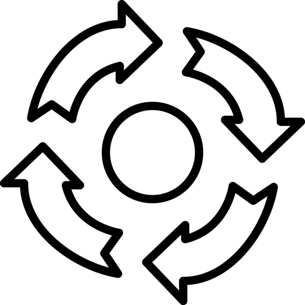 Recycling Vector Icon Design