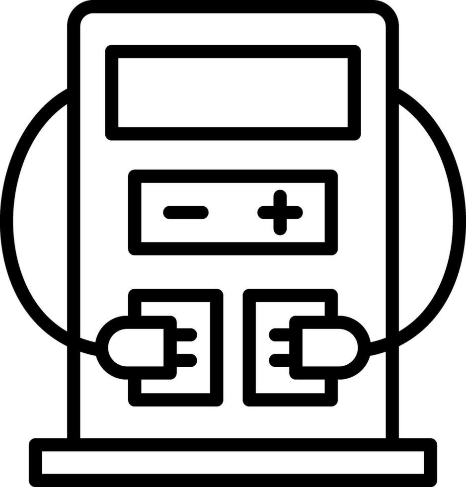 Charging station Vector Icon Design