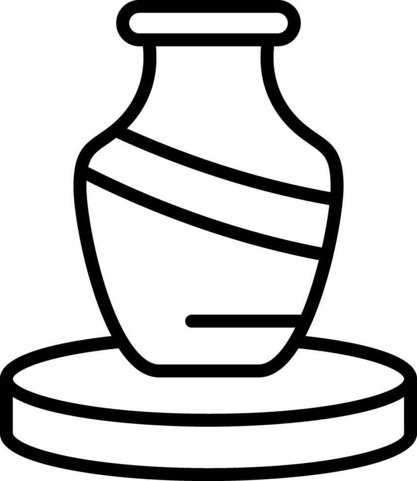 Pottery Vector Icon Design