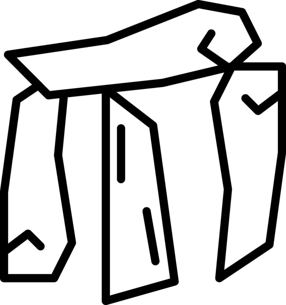 dolmen vector icono diseño