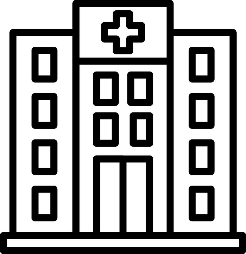 Hospital Vector Icon Design