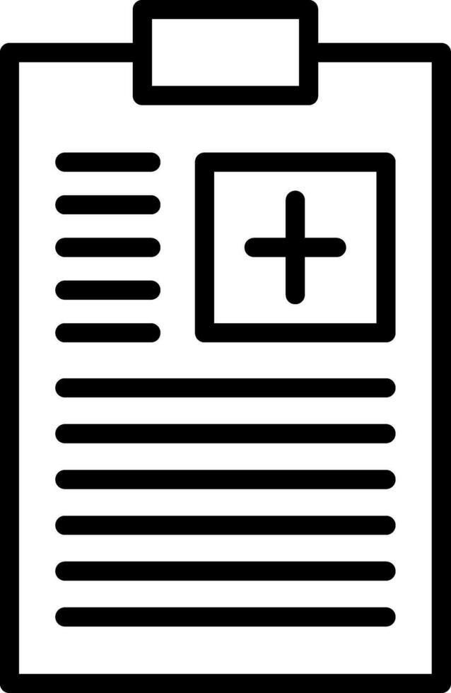 Medical File Vector Icon Design