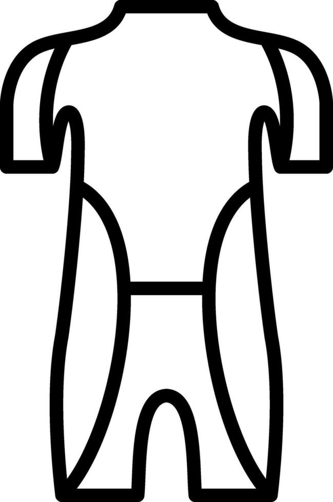 Wet Suit Vector Icon Design