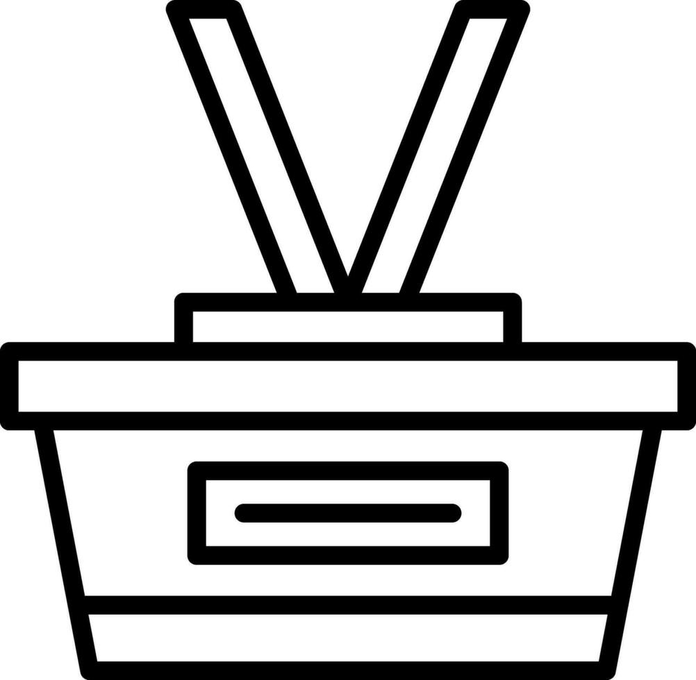 Basket Vector Icon Design