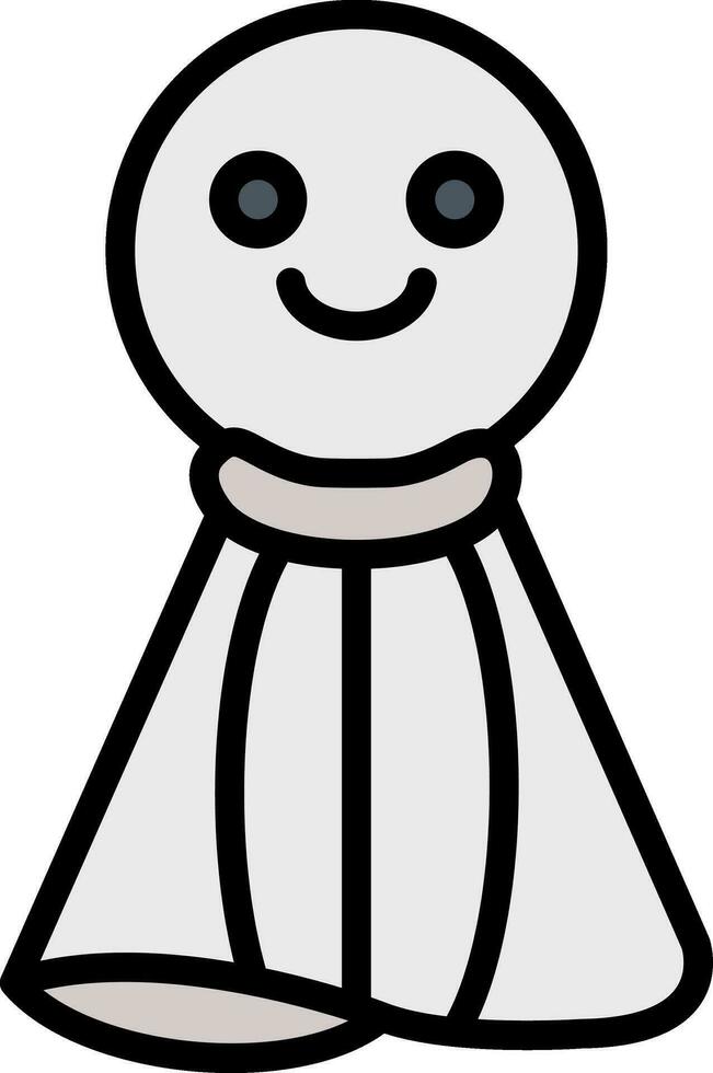 Teru teru bozu Vector Icon Design