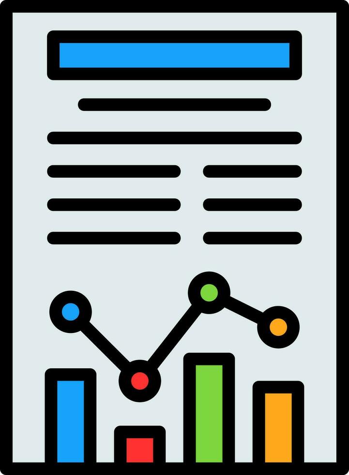 Statistics Vector Icon Design