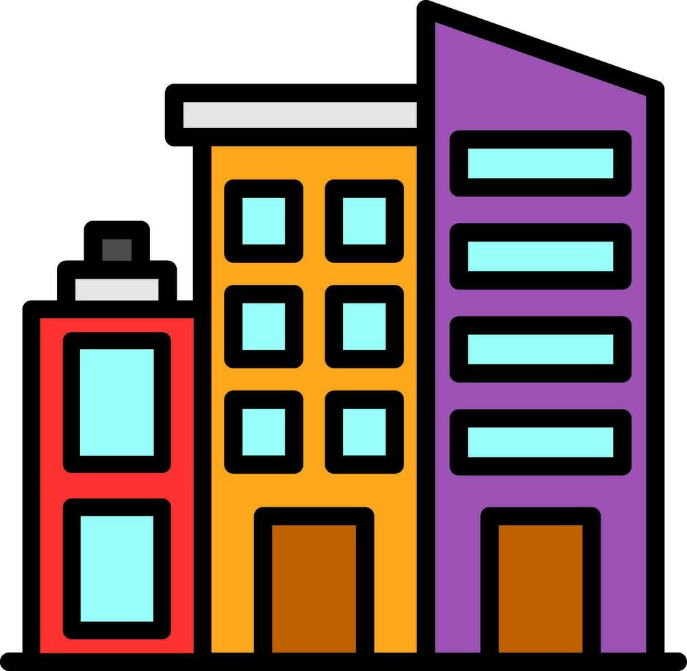 Building Vector Icon Design