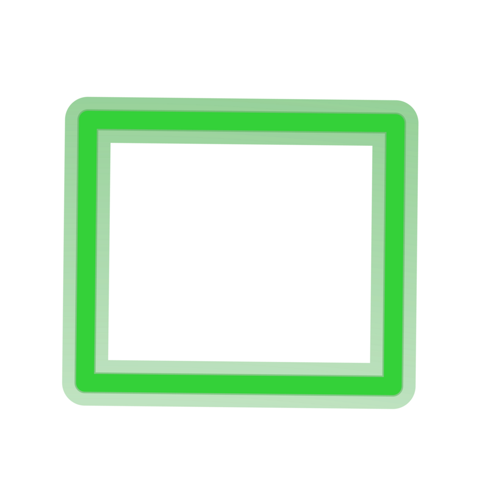 bright green rectangle png