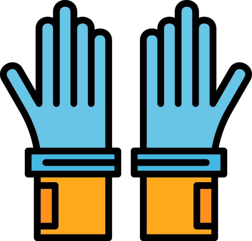 Gloves Vector Icon Design