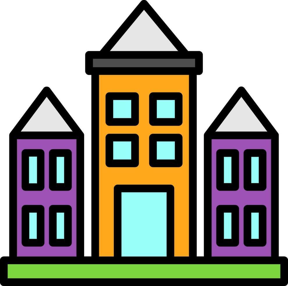 Building Vector Icon Design