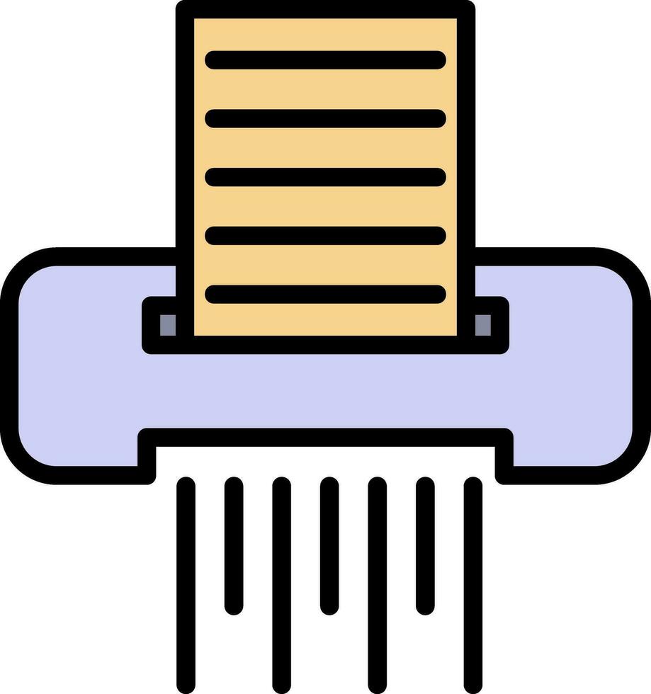 Shredder Vector Icon Design