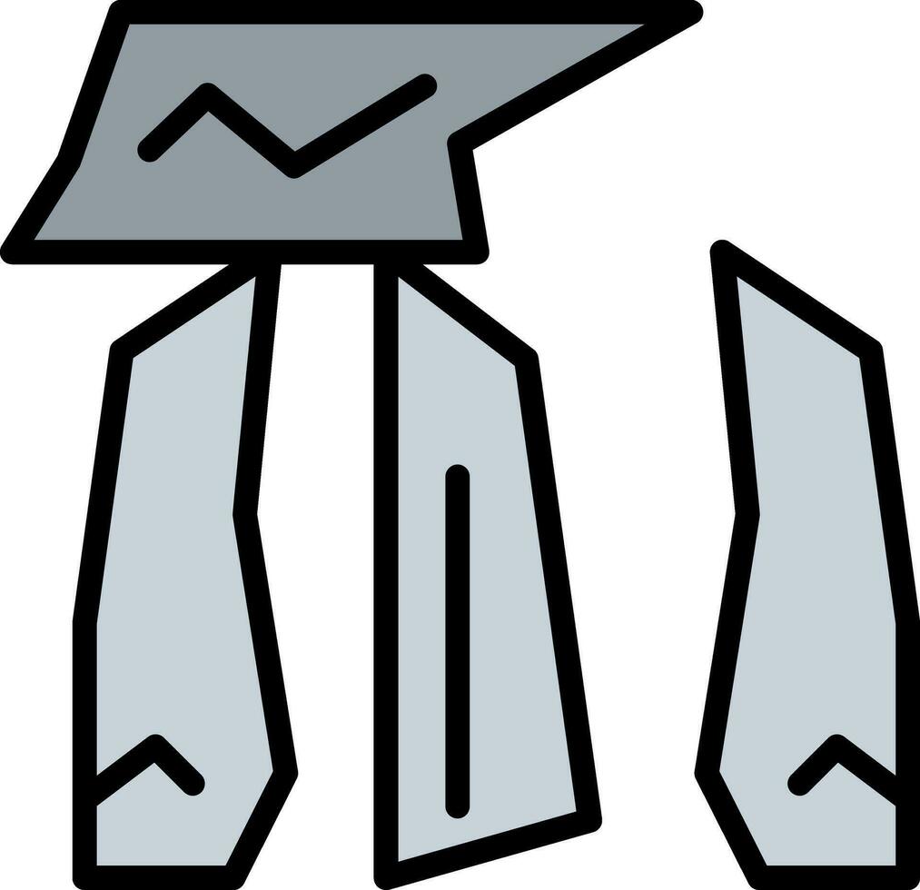 diseño de icono de vector de stonehenge